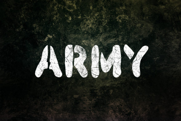 Army: A Bold Display Font for Assertive Visual Communication