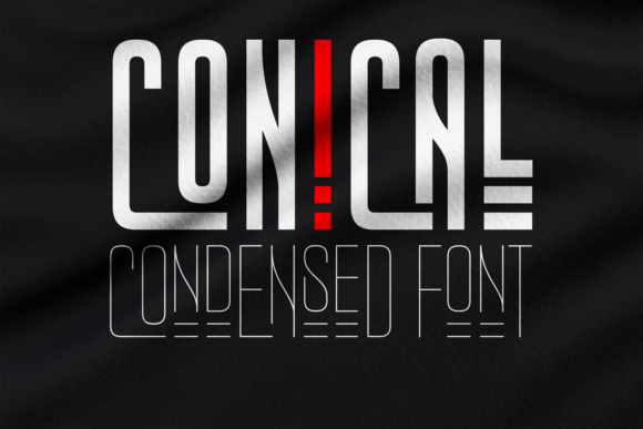 Conical: A Futuristic Display Font for Modern Branding