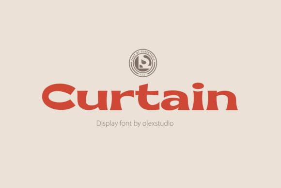 Curtain: The Bold Statement Font for Modern Design