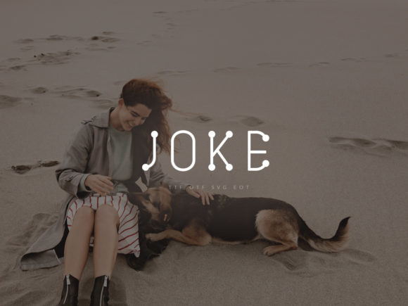 Joke: Elevating Your Design Projects with a Cool, Neat, and Simple Lettered Display Font