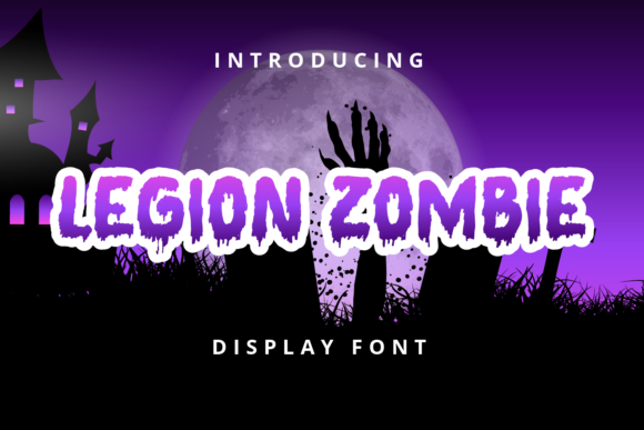 Legion Zombie: The Ultimate Spooky Font for Halloween Design