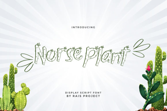Nurse Plant Display Font Evaluation