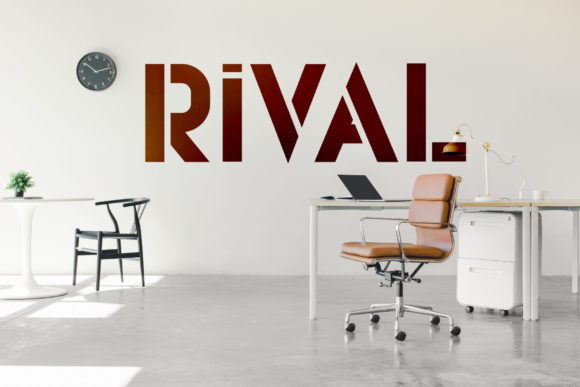 Rival: Bold Geometric Typography for Modern Design