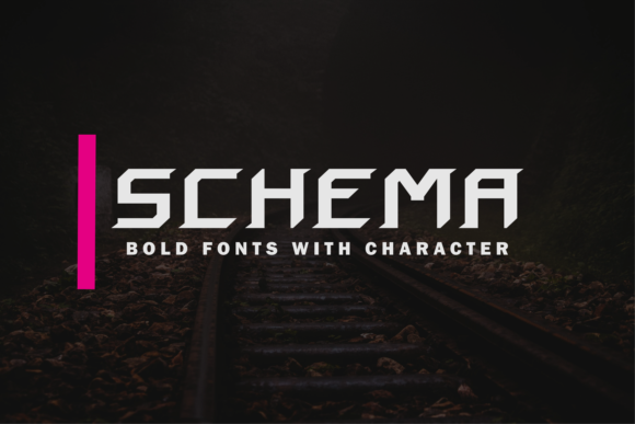 Schema: A Bold, Thick-Lettered Display Font for Stunning Visuals