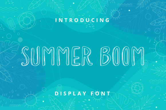 Summer Boom: Elevating Your Designs with a Cool and Fresh Display Font